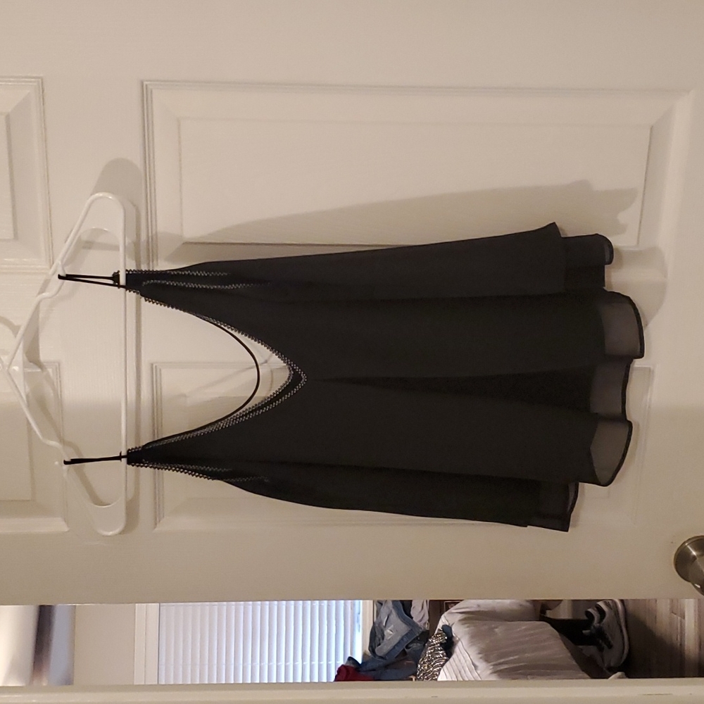 Ladies Black tank top by Miss Me.